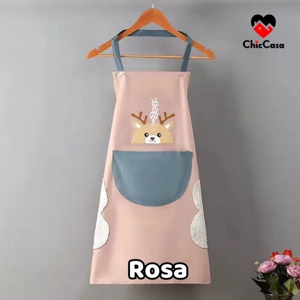 Kochschürze Pro Aprons ChicCasa Rosa  