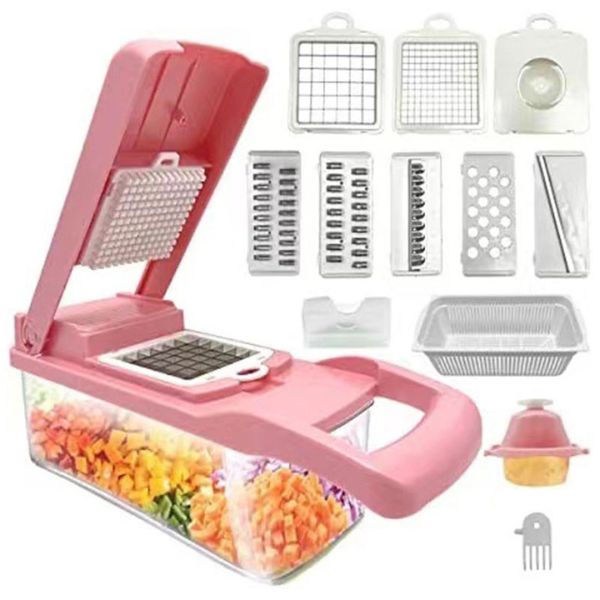 -30% Mehrzweck Gemüseschneider Kitchen Slicers ChicCasa Rosa  