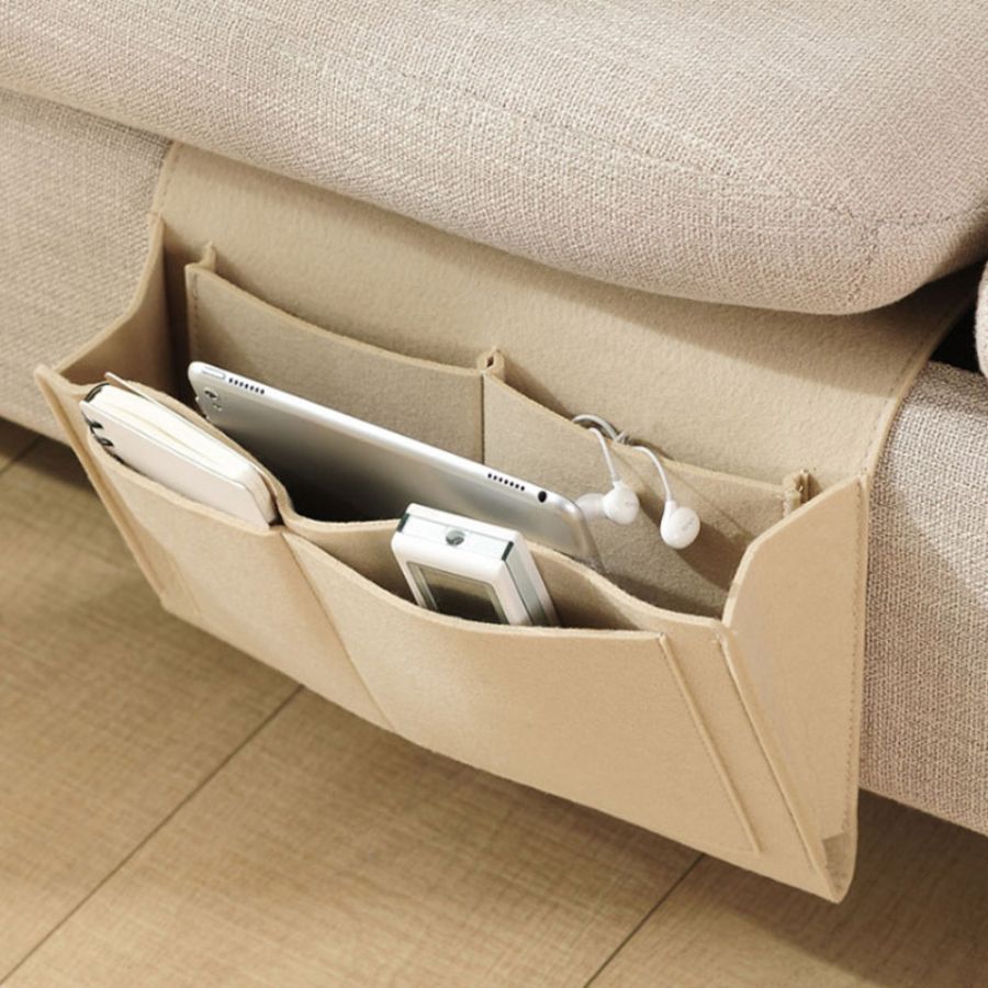 Betttasche Storage & Organization ChicCasa Beige  