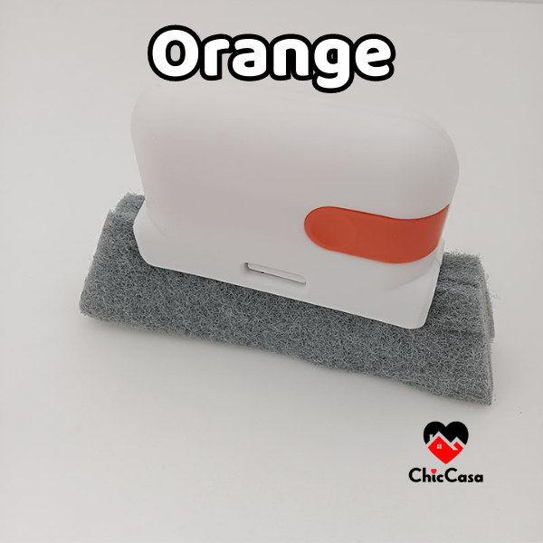 Fensterblitz - Die ultimative 2-in-1 Reinigungsbürste Reinigungsutensilien ChicCasa Orange  