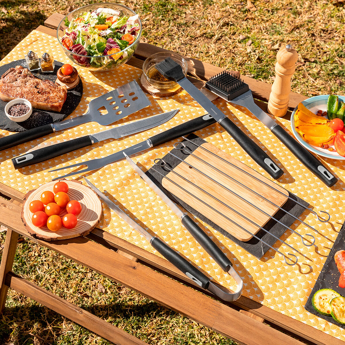 Grilltaschen-Set Garten, Grillen und Essen im Freien InnovaGoods   