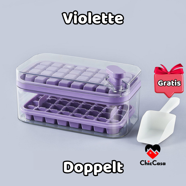 IceMaster Eismaschinen ChicCasa Violett Doppelt  