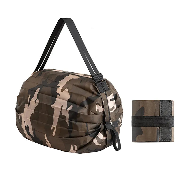 -30% Camouflage Faltbare Reisetasche Taschen & Gepäck chiccasa Kaffee Camouflage Einzel 