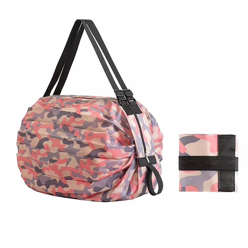 -30% Camouflage Faltbare Reisetasche Taschen & Gepäck chiccasa Rosa Camouflage Einzel 