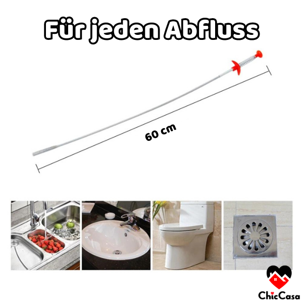 -30% Flexibler Abflussreiniger | Rohrreiniger Abflussreiniger ChicCasa   