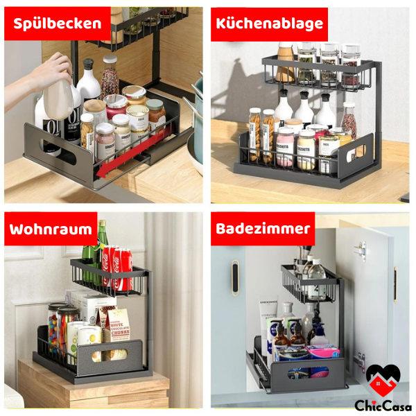 Duo Organizer Küchenorganizer ChicCasa   