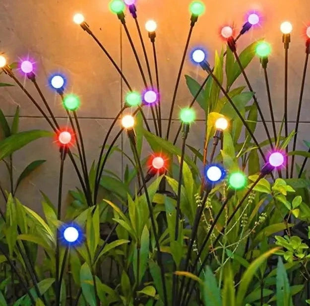 -30% Solar Lampen Garten Glühwürmchenlichter LED-Solar-Glühwürmchenlichter chiccasa Mehrfarbig Einzel 