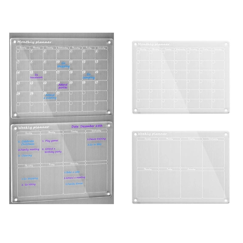 -30% Ämtliplan - Familienkalender Magnetischer Kalender aus Acryl chiccasa   