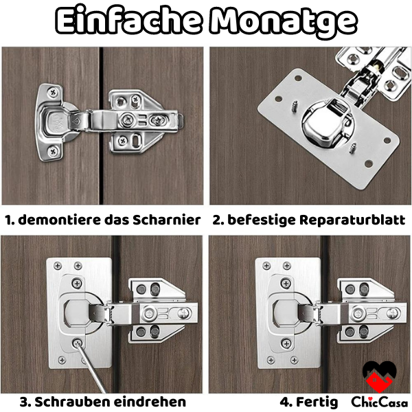 -30% Scharnier Reparaturplatte Scharniere ChicCasa   