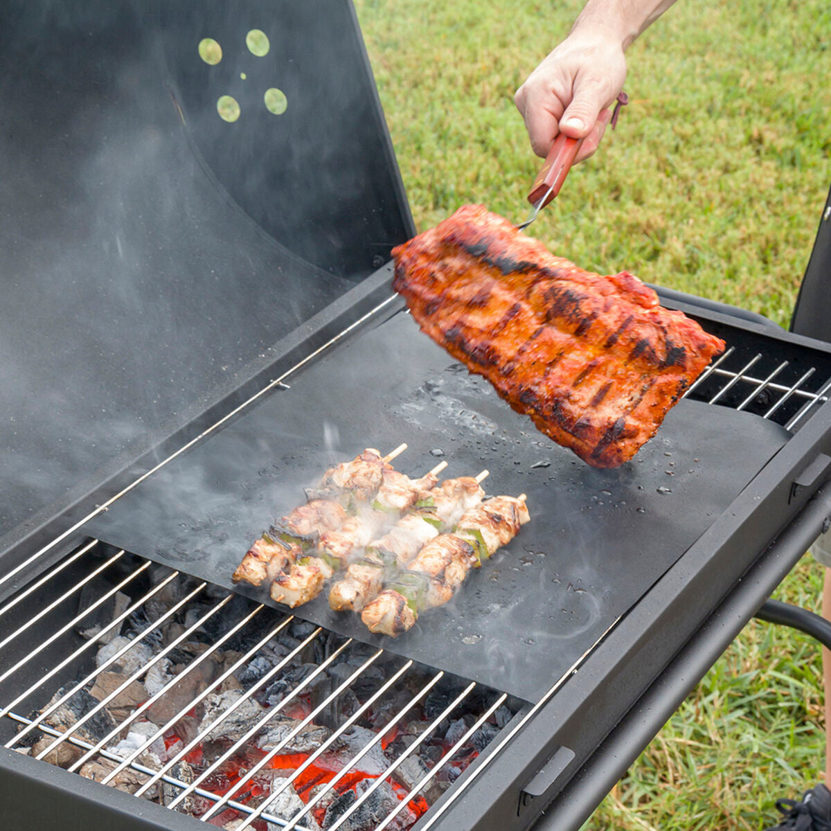 Grillmatte InnovaGoods IG114116, 2 Stück Garten, Grillen und Essen im Freien InnovaGoods   