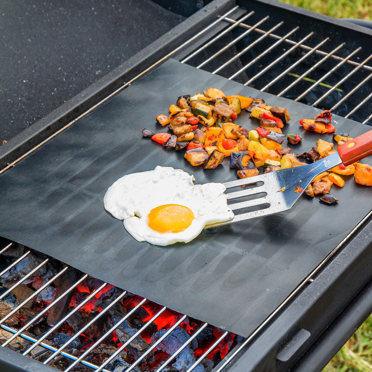 Grillmatte InnovaGoods IG114116, 2 Stück Garten, Grillen und Essen im Freien InnovaGoods   