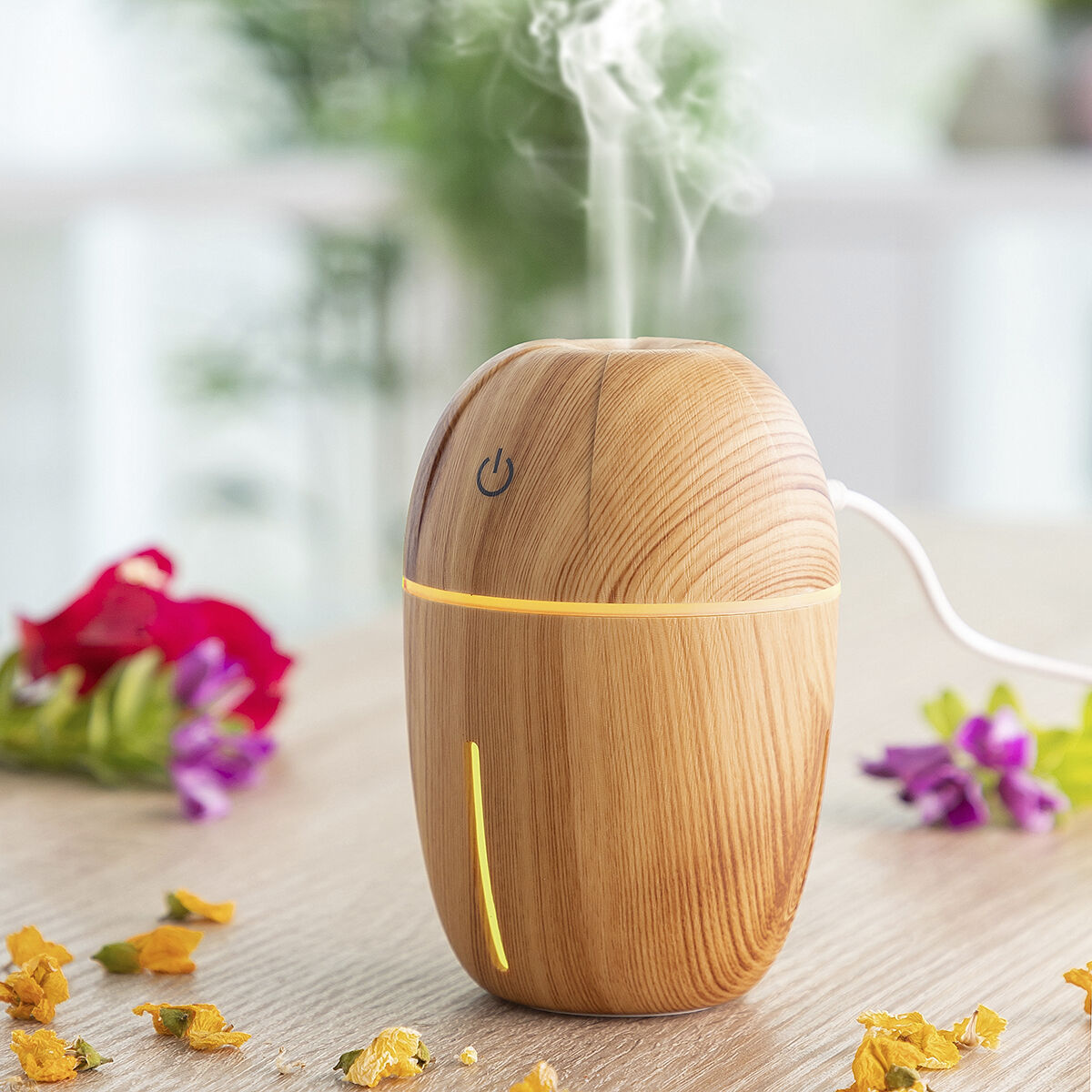 Mini-Humidor Aroma-Diffusor Honey Pine InnovaGoods Haus & Küche, Tragbare Klimageräte InnovaGoods   