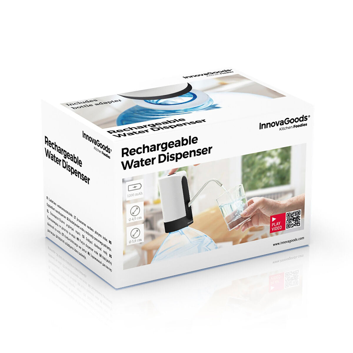 Wiederaufladbarer Wasserspender Haus & Küche, Krüge, Filter und Patronen InnovaGoods   