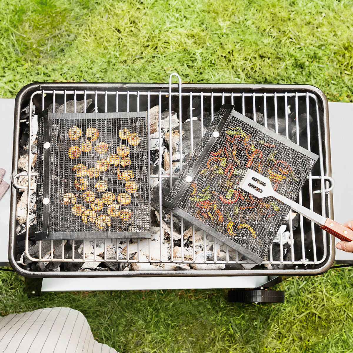 BBQ-Netztasche (2Er pack) Garten, Grillen und Essen im Freien InnovaGoods   