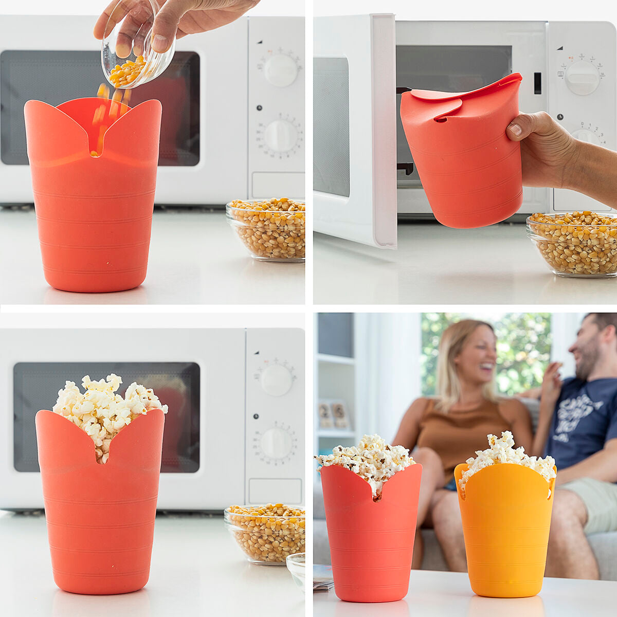 -25% Silikon Popcorn Schüssel Haus & Küche, Lagerung und Organisation InnovaGoods   