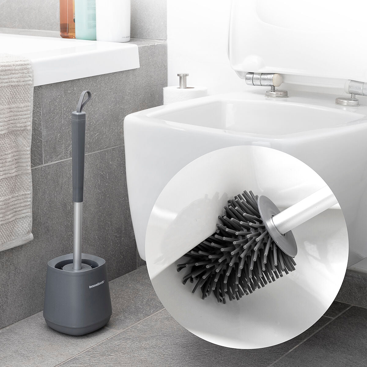 Kleanu Toilettenbürste Haus & Küche, Badezimmer InnovaGoods   