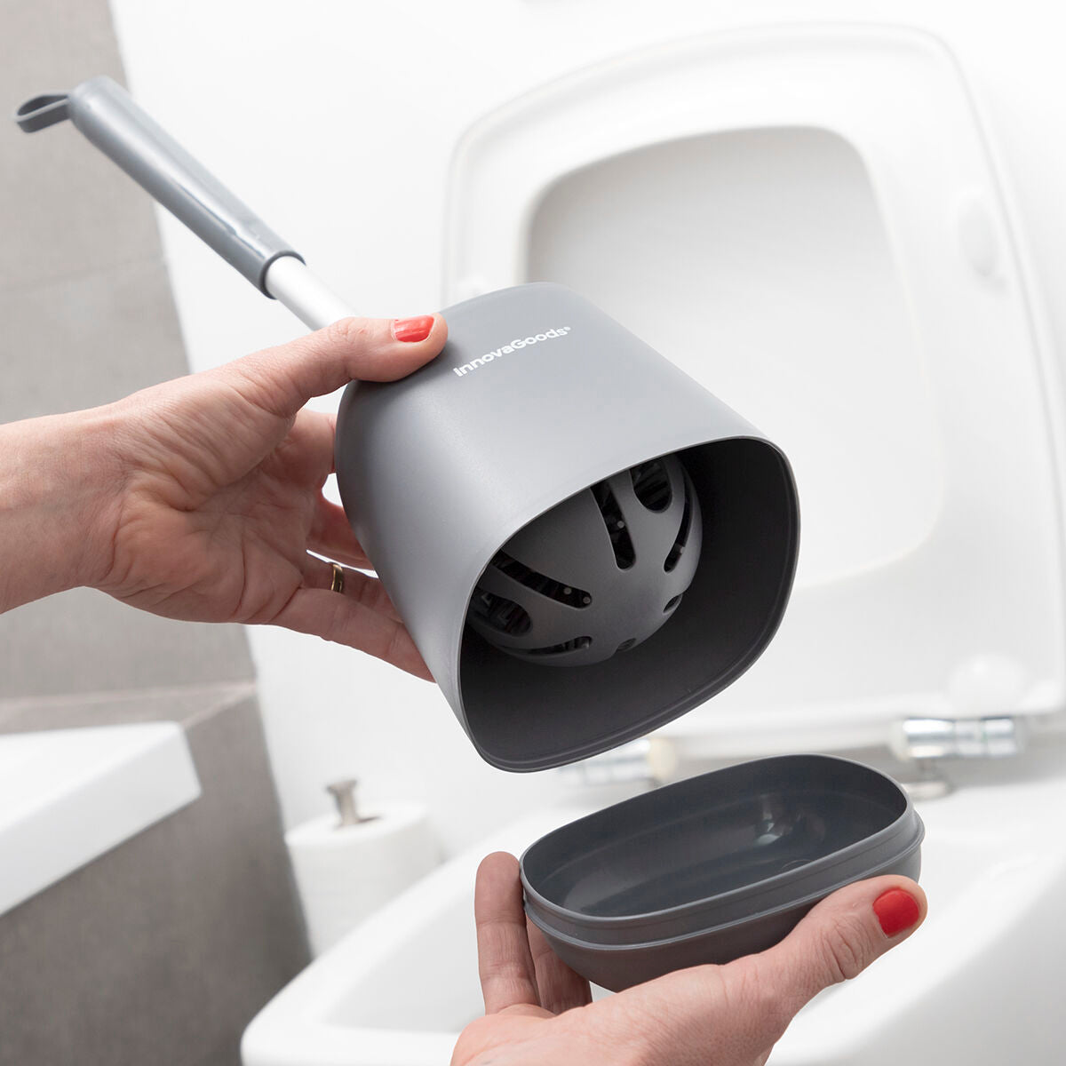 Kleanu Toilettenbürste Haus & Küche, Badezimmer InnovaGoods   