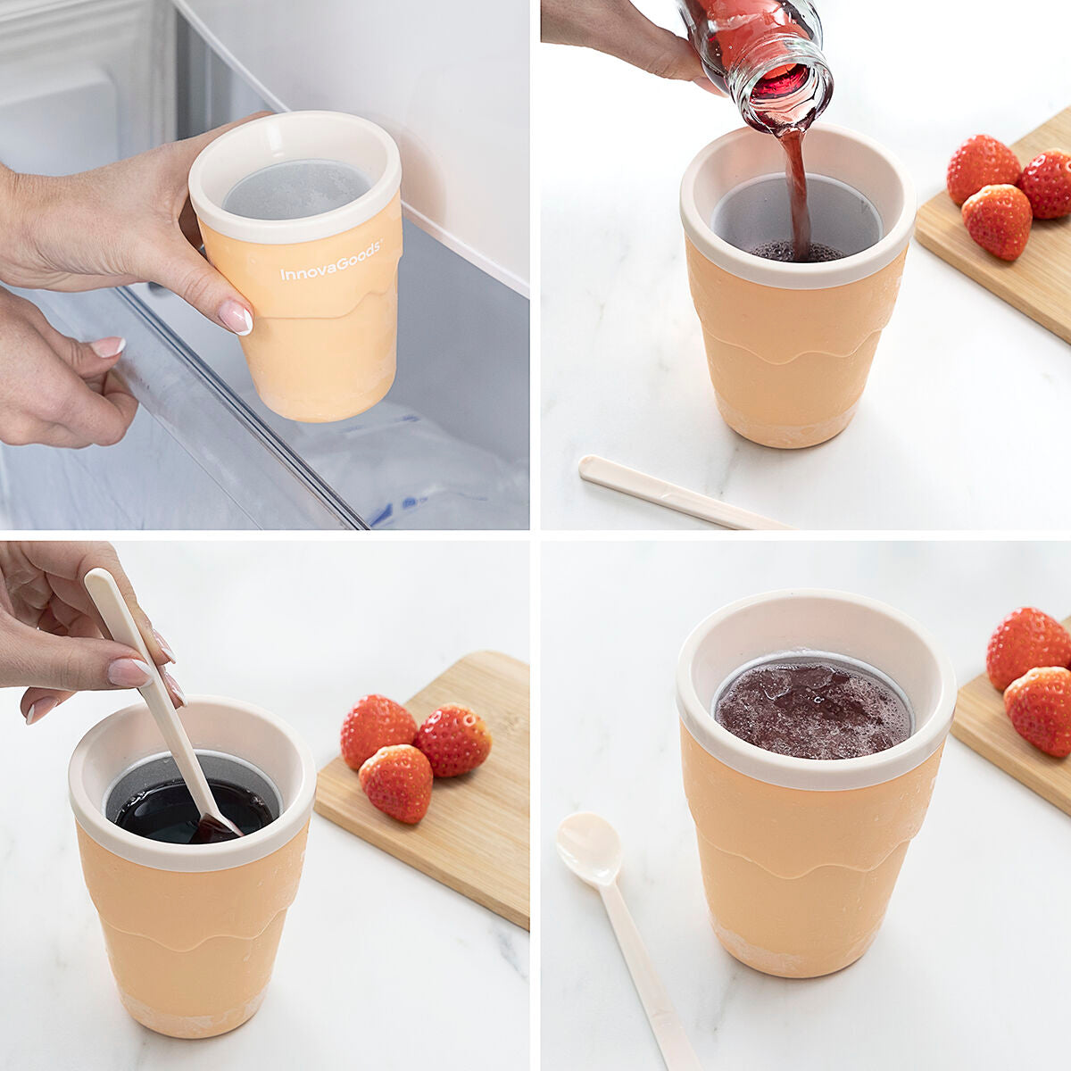 Becher für Speiseeis und Slush-Eis Haus & Küche, Utensilien InnovaGoods   