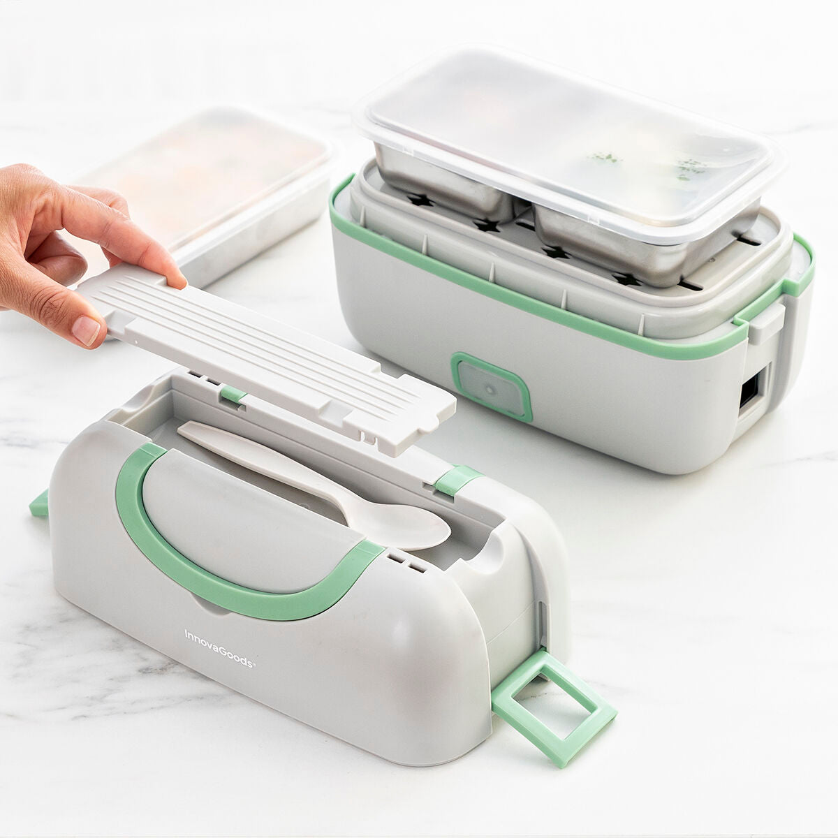 -20% Elektrische Lunchbox | Dampfgarer Haus & Küche, Lagerung und Organisation InnovaGoods   