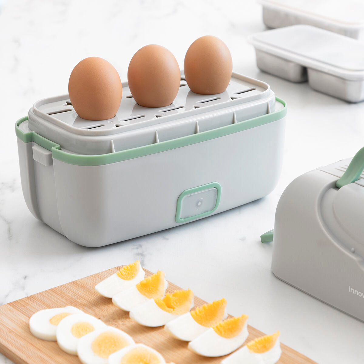 -20% Elektrische Lunchbox | Dampfgarer Haus & Küche, Lagerung und Organisation InnovaGoods   