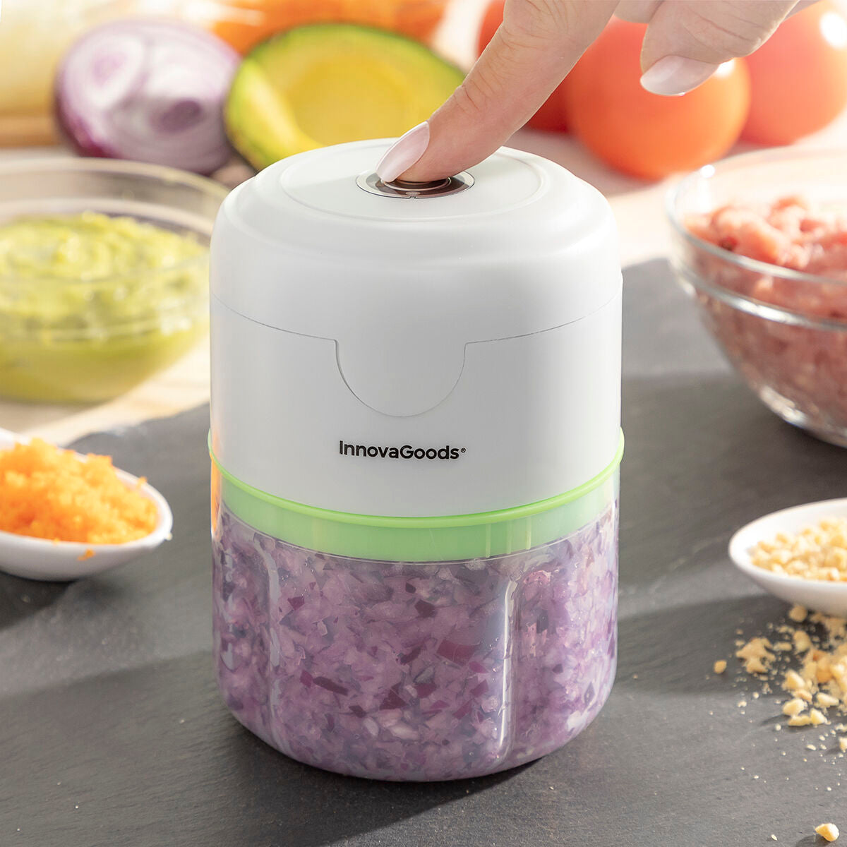 Echoppie Mini Chop Haus & Küche, Kleine Haushaltsgeräte InnovaGoods   