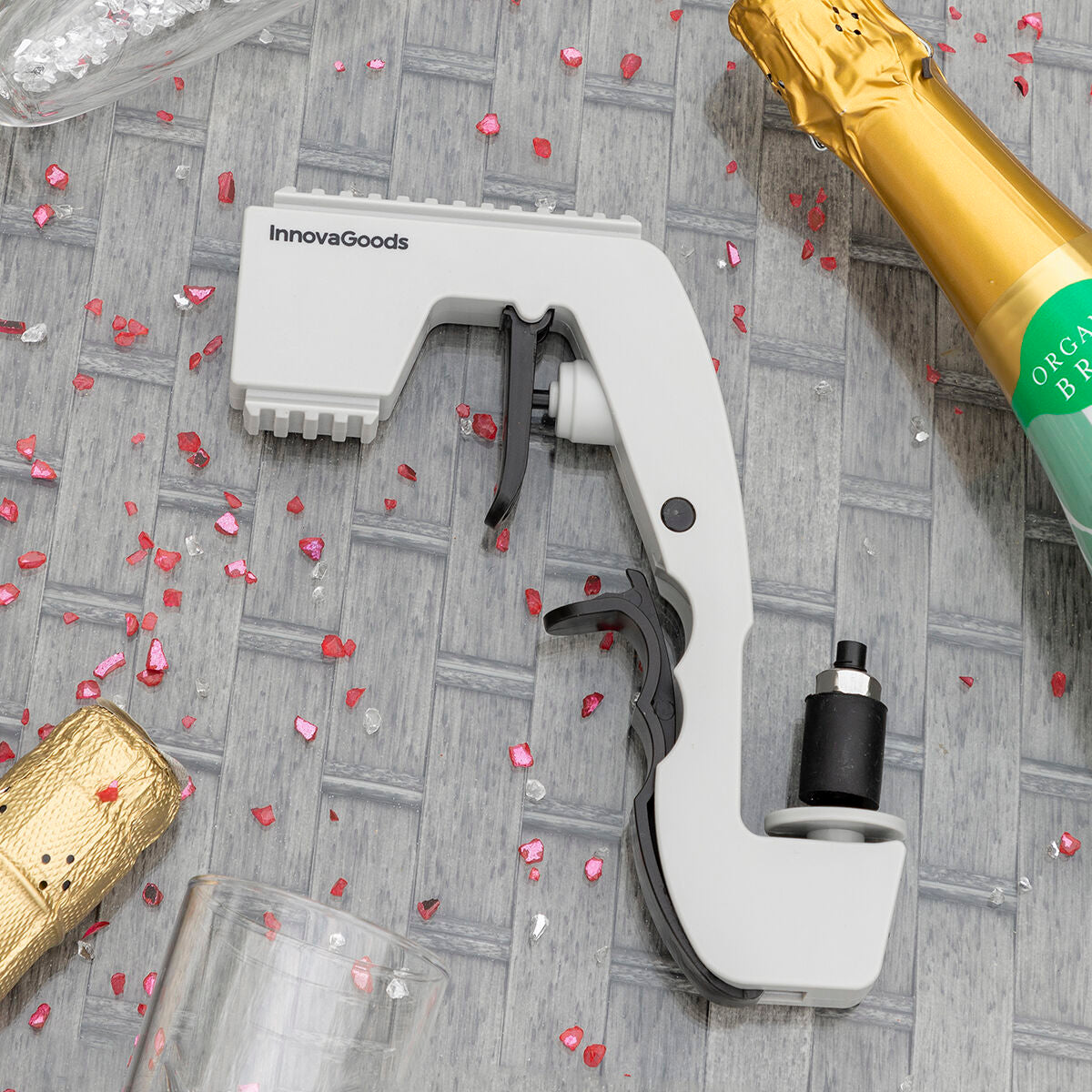 Champagner und Bierpistole Fizzllet Spielzeug und Spiele, Originelle und lustige Geschenke InnovaGoods   