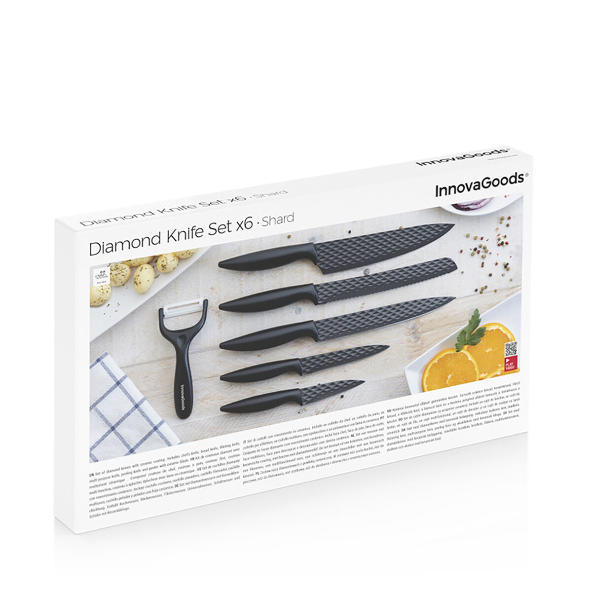 Diamantmesser-Satz Haus & Küche, Utensilien InnovaGoods   